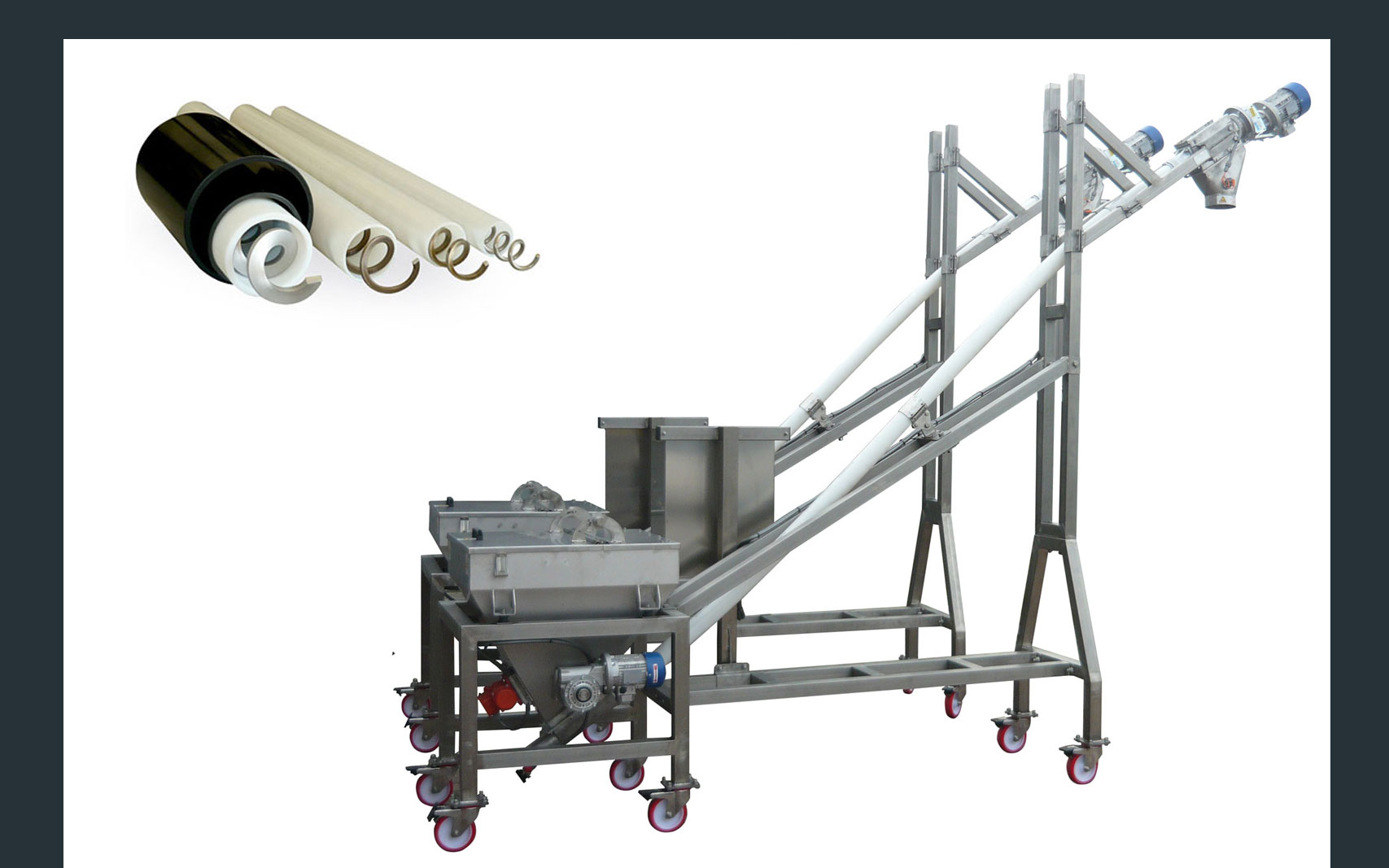 Gimat flexible screw conveyors